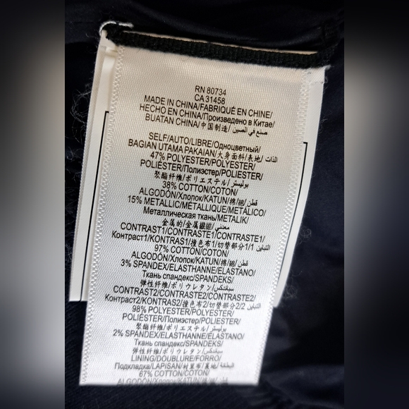 BCBG MAXAZRIA Andreas Metallic Bomber Jacket Cropped XXS - Picture 14 of 16